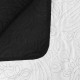 Sonata Двулицева ватирана завивка, 170 x 210 cм, черно и бяло -