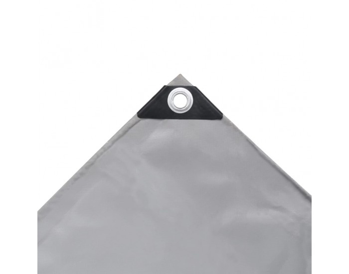 Sonata Брезентово платнище, 650 гр/м², 4x7 м, цвят сив - Sonata Брезентово платнище, 650 гр/м², 4x7 м, цвят сив -