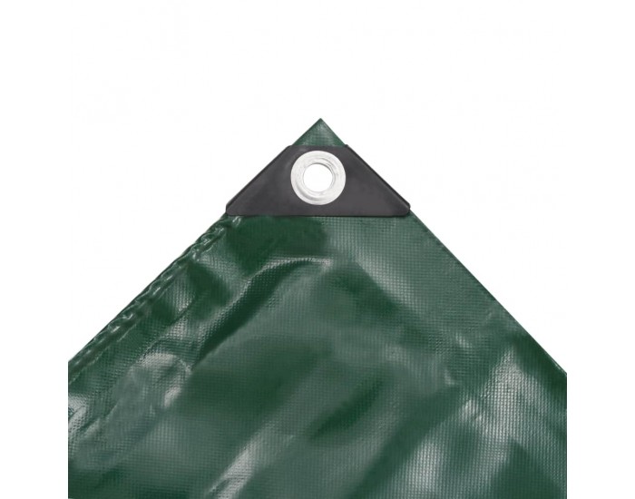 Sonata Брезентово платнище, 650 гр/м², 3x4 м, цвят зелен -