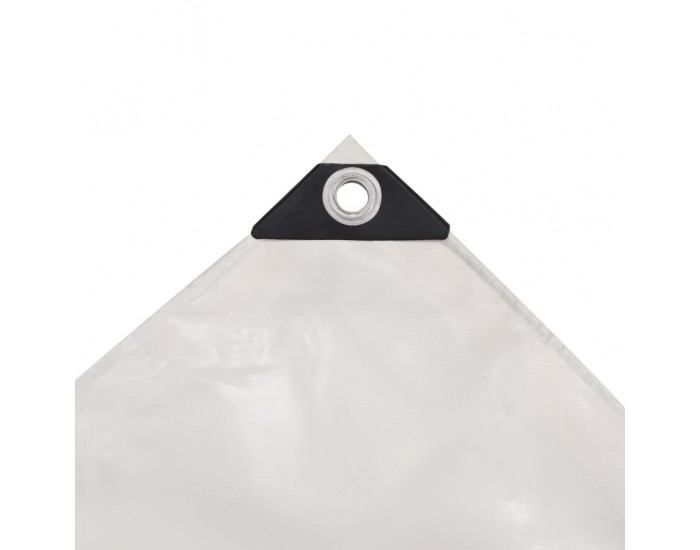 Sonata Брезентово платнище, 650 гр/м², 2x3 м, цвят бял -