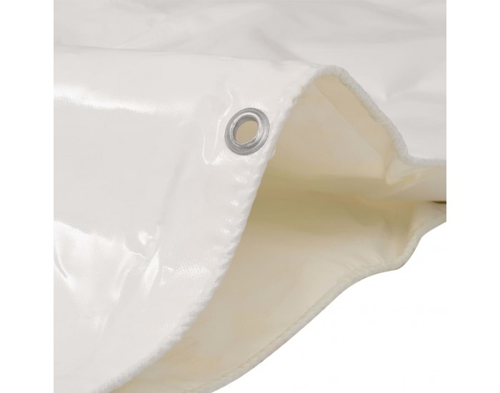 Sonata Брезентово платнище, 650 гр/м², 3x3 м, цвят бял -