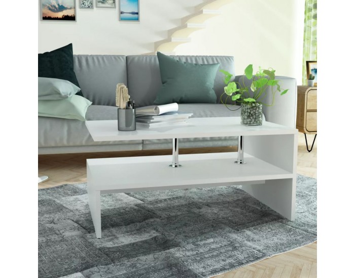 Sonata H Холна маса, инженерно дърво, 90x59x42 см, бяла