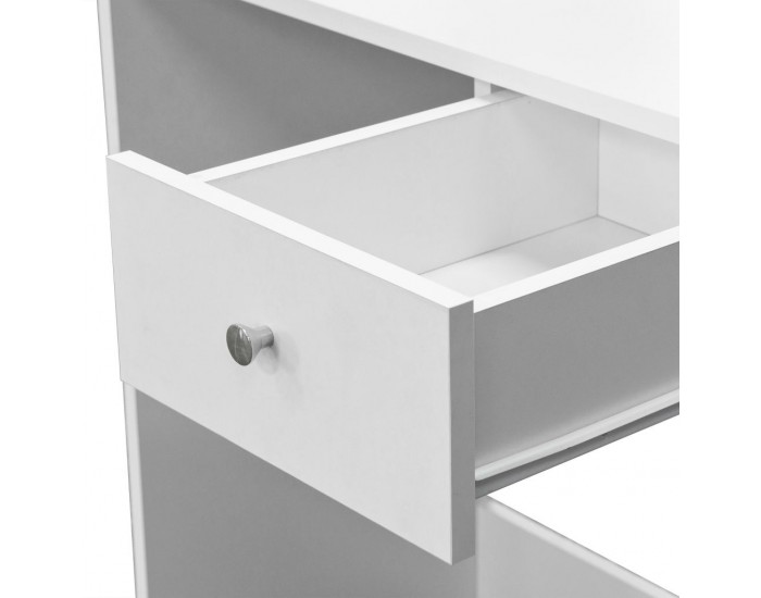 Sonata Тоалетна масичка, ПДЧ, 75x40x141 см, бяла -