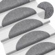 Sonata Самозалепващи стелки за стъпала, 15 бр, 54x16x4 см, светлосиви -
