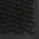 Sonata Правоъгълна изтривалка, усукани влакна, 40х60 см, черна -