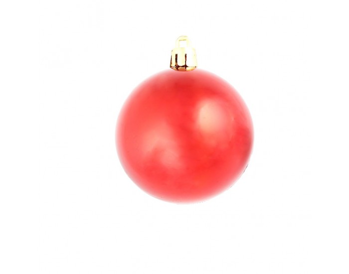 Sonata Комплект коледни топки от 100 части, 6 см, червени -