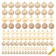 Sonata Комплект коледни топки от 100 части, 6 см, розови/злато -