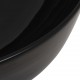 Sonata Керамична мивка кръгла черна 41,5x13,5 см -