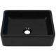 Sonata Керамична мивка, правоъгълна, черна, 41x30х12 см -