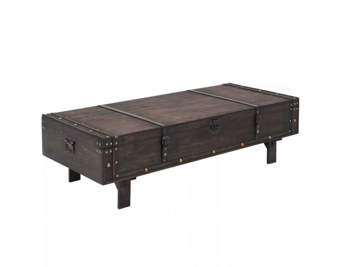 Sonata H Маса за кафе, масивна дървесина, винтидж, 120x55x35 cм