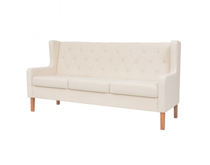 Sonata Комплект диван и кресло, 2 бр, плат, кремавобели -