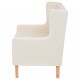 Sonata Комплект диван и кресло, 2 бр, плат, кремавобели -