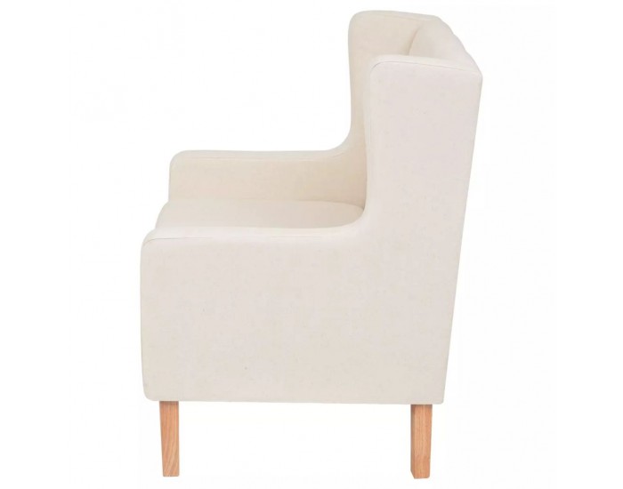 Sonata Комплект дивани и кресло, 3 бр, плат, кремавобели -