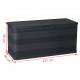 Sonata Градинска кутия за съхранение, черна, 117x45x56 см -