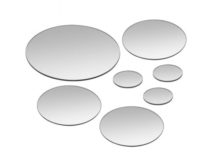 Sonata Комплект стенни огледала от 7 части, кръгли -