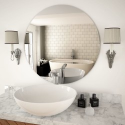 Sonata Стенно огледало, 70 см, кръгло - Тоалетки и Огледала