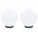 Sonata Градински сфери за LED лампи, 2 бр, 20 см, PMMA -