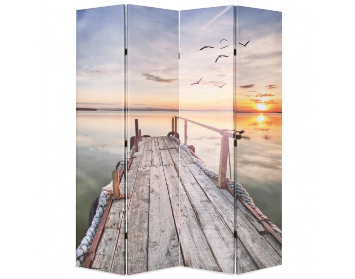 Sonata Сгъваем параван за стая, 160x170 см, езеро -