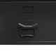 Sonata Гардероб метален, индустриален стил, 90x40x180 см, черен -