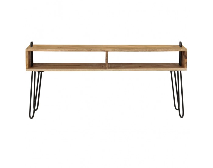 Sonata ТВ поставка, мангова дървесина масив, 110х35х45 см -