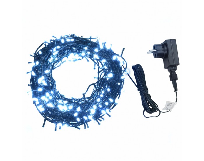 Sonata Светещ стринг 400 LED закрито или открито IP44 40 м студено бял - Sonata Светещ стринг 400 LED закрито или открито IP44 40 м студено бял -