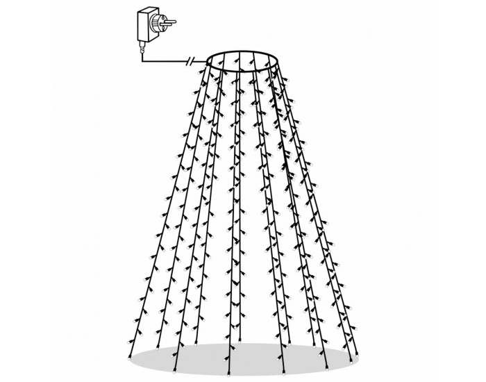 Sonata Коледни лампички мрежа 150 LED закрито и открито IP44 150 см -