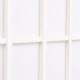 Sonata Параван за стая, 6 панела, японски стил, 240х170 cм, бял -
