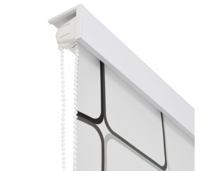 Sonata Ролетна щора за баня, 80x240 см, квадрати -