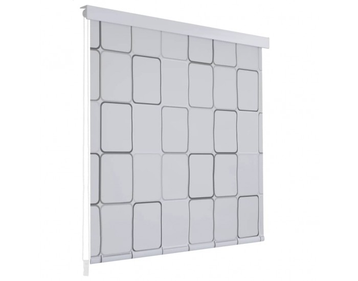 Sonata Ролетна щора за баня, 120x240 см, квадрати -