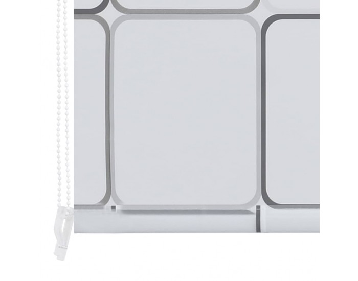 Sonata Ролетна щора за баня, 140x240 см, квадрати -