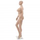 Sonata Секси женски манекен със стъклена основа, бежов, 180 см -