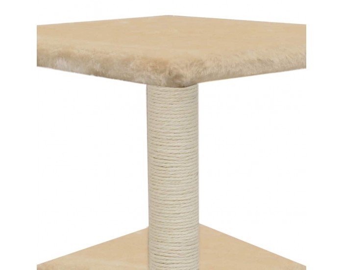 Sonata Котешко дърво със сизален стълб, 55 см, бежово -