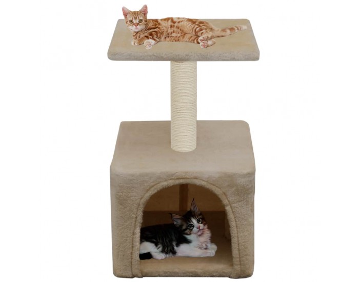 Sonata Котешко дърво със сизален стълб, 55 см, бежово -