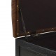 Sonata Пейка за съхранение дървен масив изкуствена кожа 80,5x41x50 см -