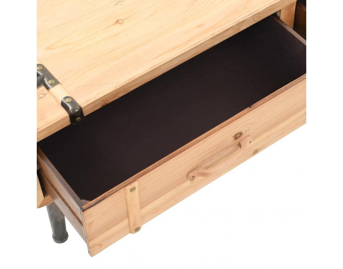 Sonata Шкаф за телевизор, чам масив, 120x33x35 см -