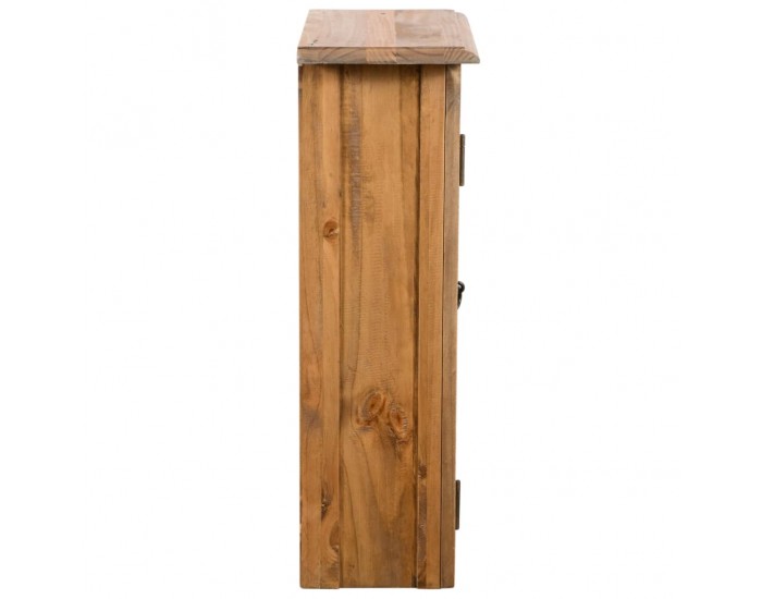 Sonata Стенен шкаф за баня, рециклиран бор масив, 42x23x70 см -