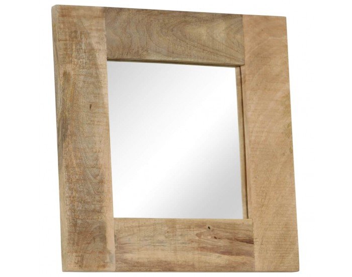 Sonata Огледало, мангово дърво масив, 50x50 см -