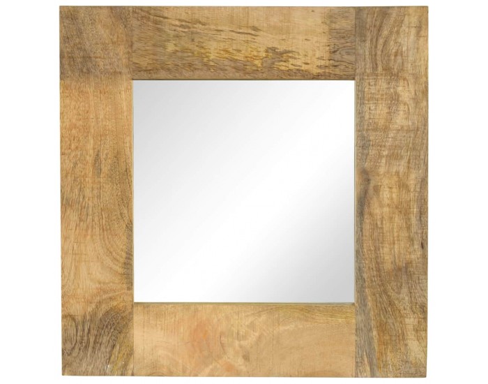 Sonata Огледало, мангово дърво масив, 50x50 см -