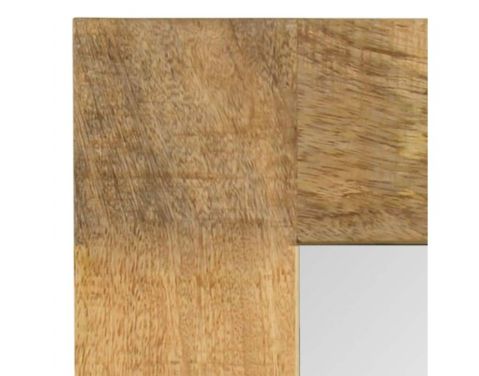 Sonata Огледало, мангово дърво масив, 50x50 см -