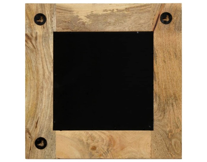 Sonata Огледало, мангово дърво масив, 50x50 см -