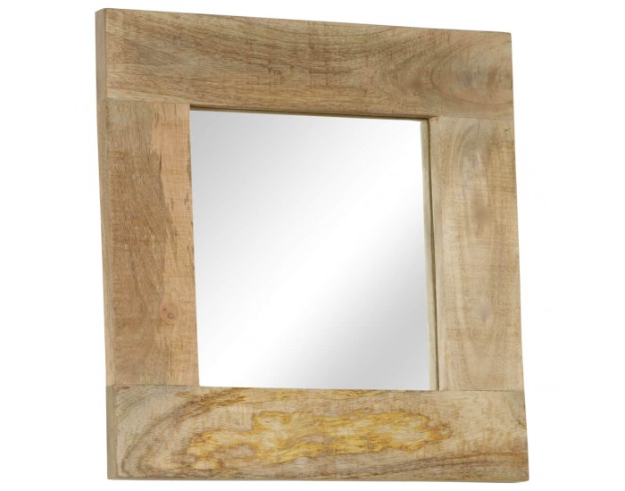 Sonata Огледало, мангово дърво масив, 50x50 см -