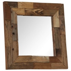 Sonata Огледало, масивна дървесина от траверси, 50x50 см - Тоалетки и Огледала