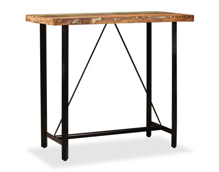 Sonata Бар комплект, 5 части, регенерирано дърво масив и естествена кожа -