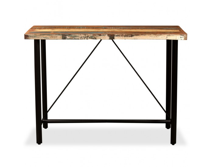 Sonata Бар комплект, 5 части, регенерирано дърво масив и естествена кожа -