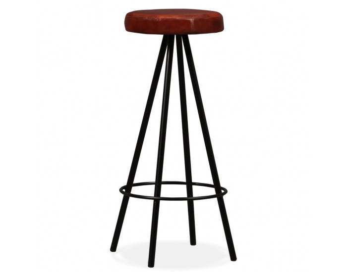 Sonata Бар комплект, 5 части, регенерирано дърво масив и естествена кожа -