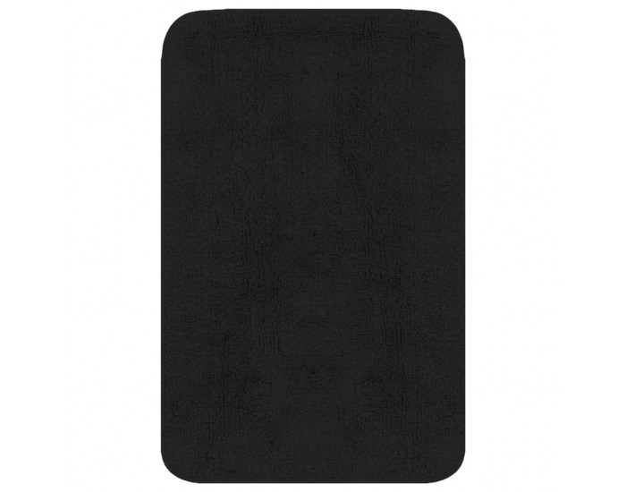 Sonata Комплект постелки за баня, 2 бр, текстил, антрацит -