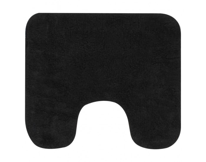 Sonata Комплект постелки за баня, 2 бр, текстил, антрацит -