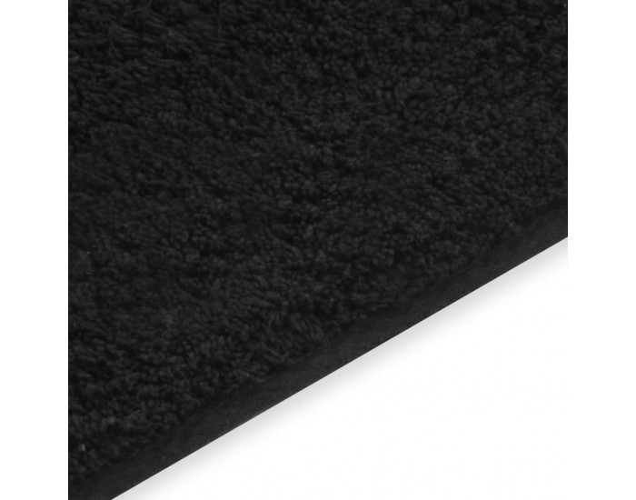 Sonata Комплект постелки за баня, 2 бр, текстил, антрацит -