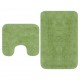 Sonata Комплект постелки за баня, 2 бр, текстил, зелени -