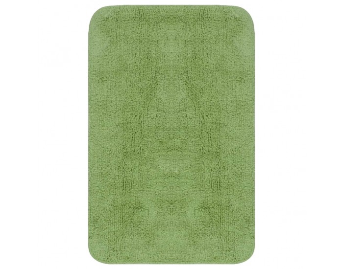 Sonata Комплект постелки за баня, 2 бр, текстил, зелени -